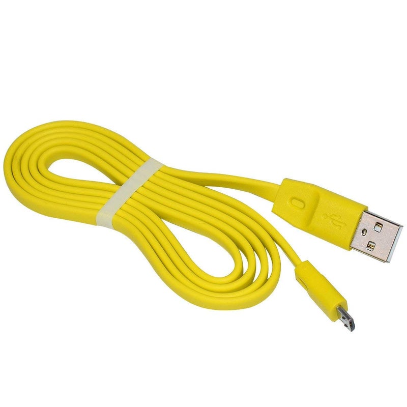 Toeasor Replacement UE Boom Charger Cable Cord Compatible with Logitech UE Boom/UE Boom 2/ Megaboom/Wonderboom/Miniboom/Roll Wireless Speaker (Yellow) - Image 1
